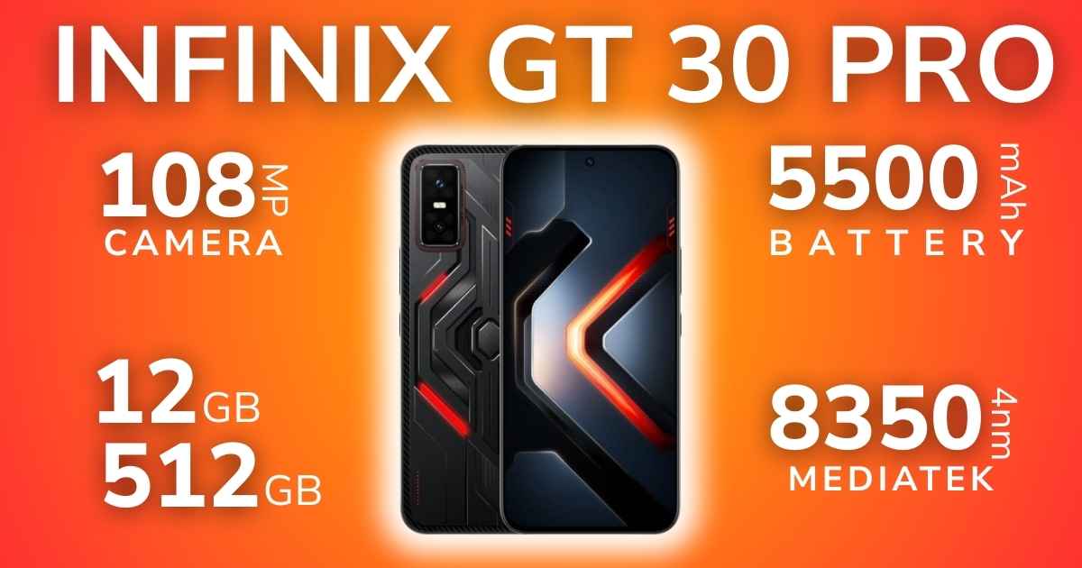 Infinix GT 30 Pro Price