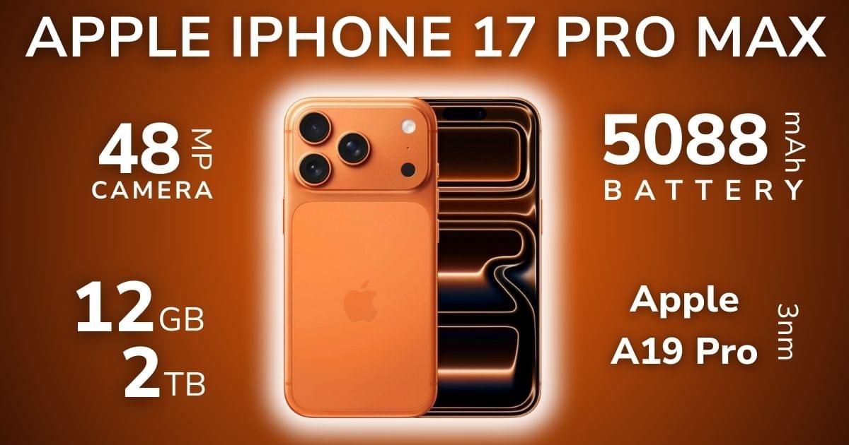 Apple iPhone 17 Pro Max 2TB
